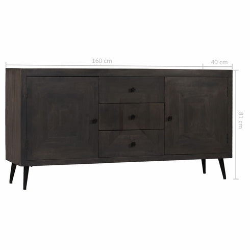 Rustika Rowe -  Sideboard Solid Mango Wood 160x40x81 cm